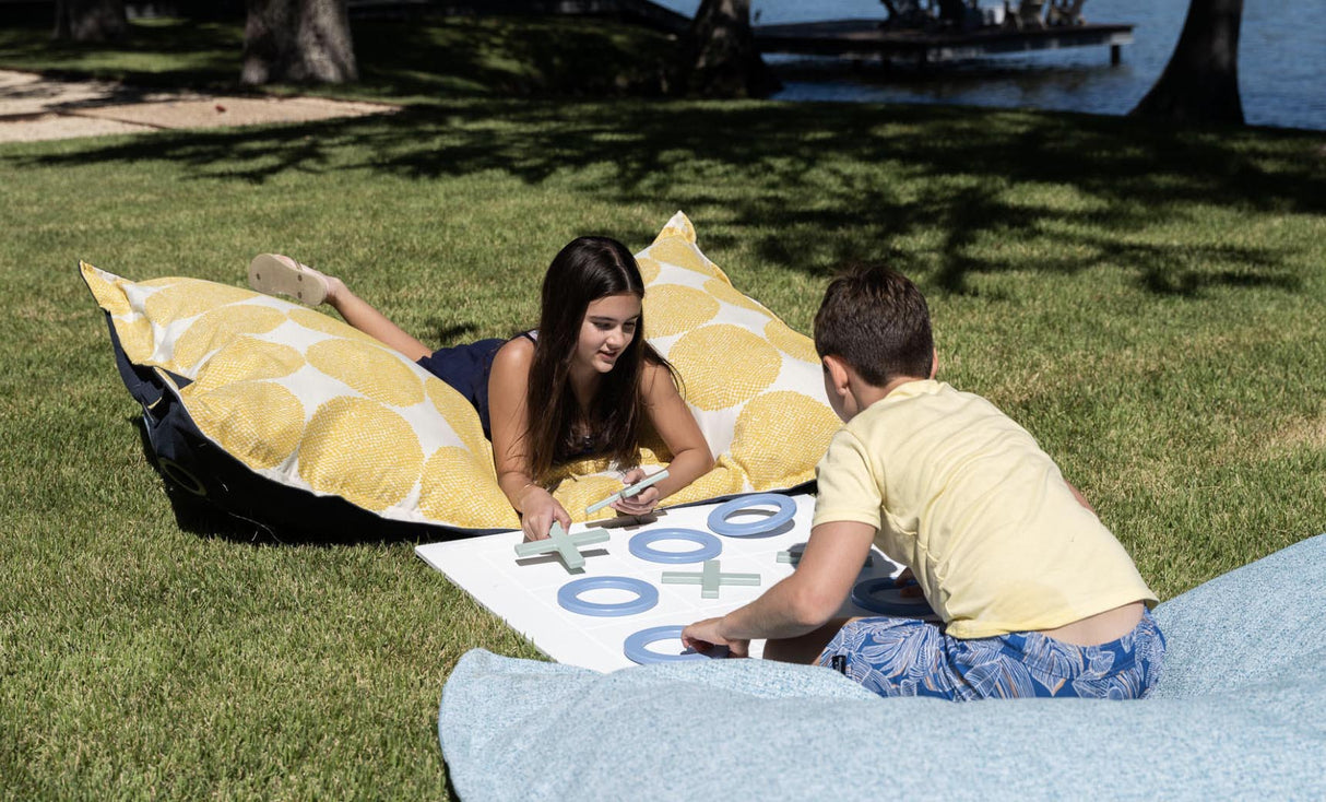 Ledge Lounger Checkers & Tic Tac Toe - Grand Alfresco