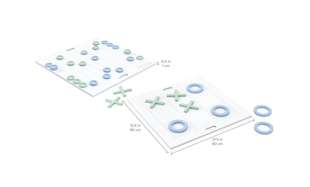Ledge Lounger Checkers & Tic Tac Toe - Grand Alfresco