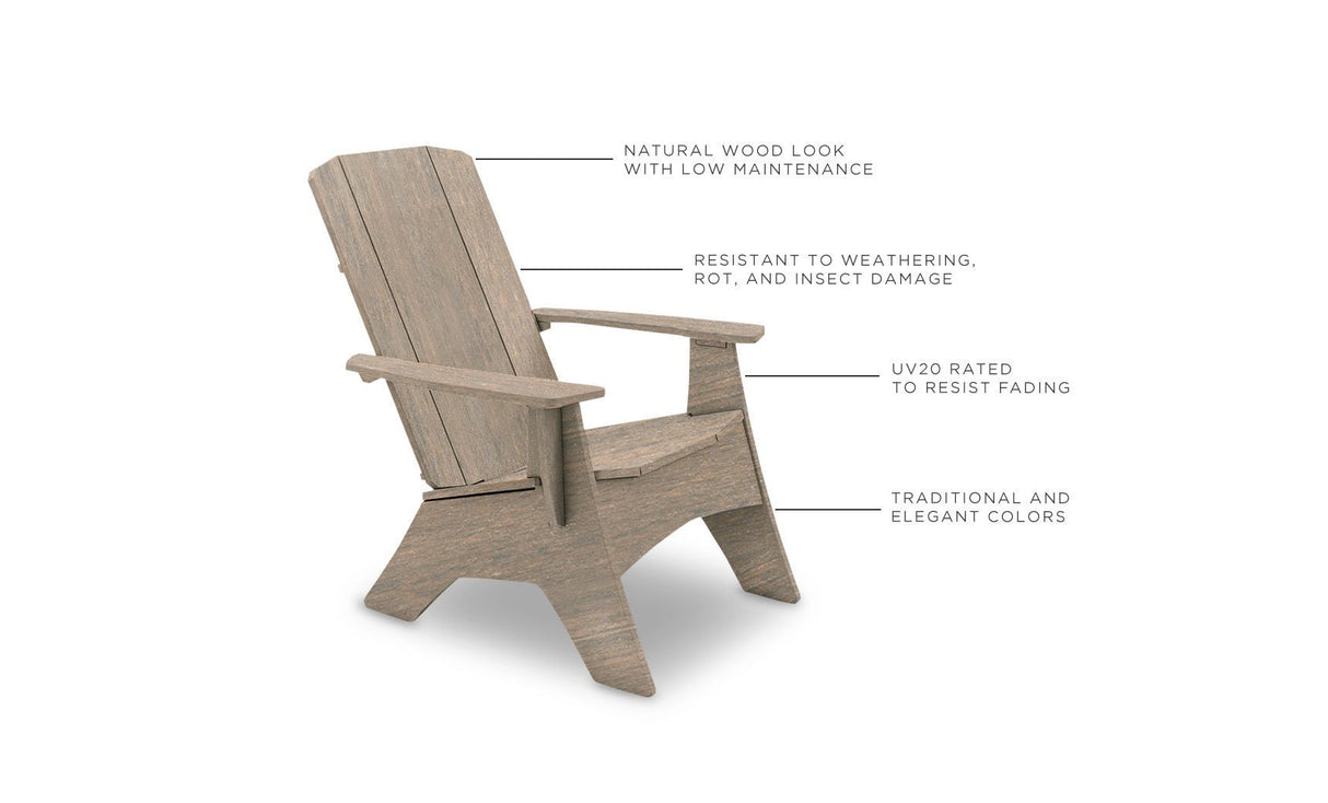 Ledge Lounger Mainstay Adirondack - Grand Alfresco