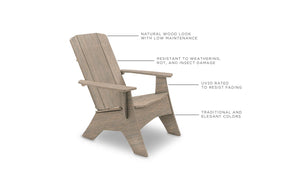 Ledge Lounger Mainstay Adirondack - Grand Alfresco