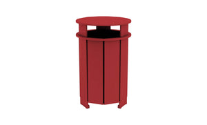 Ledge Lounger Mainstay Round Trash Bin - Grand Alfresco