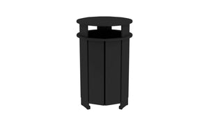 Ledge Lounger Mainstay Round Trash Bin - Grand Alfresco