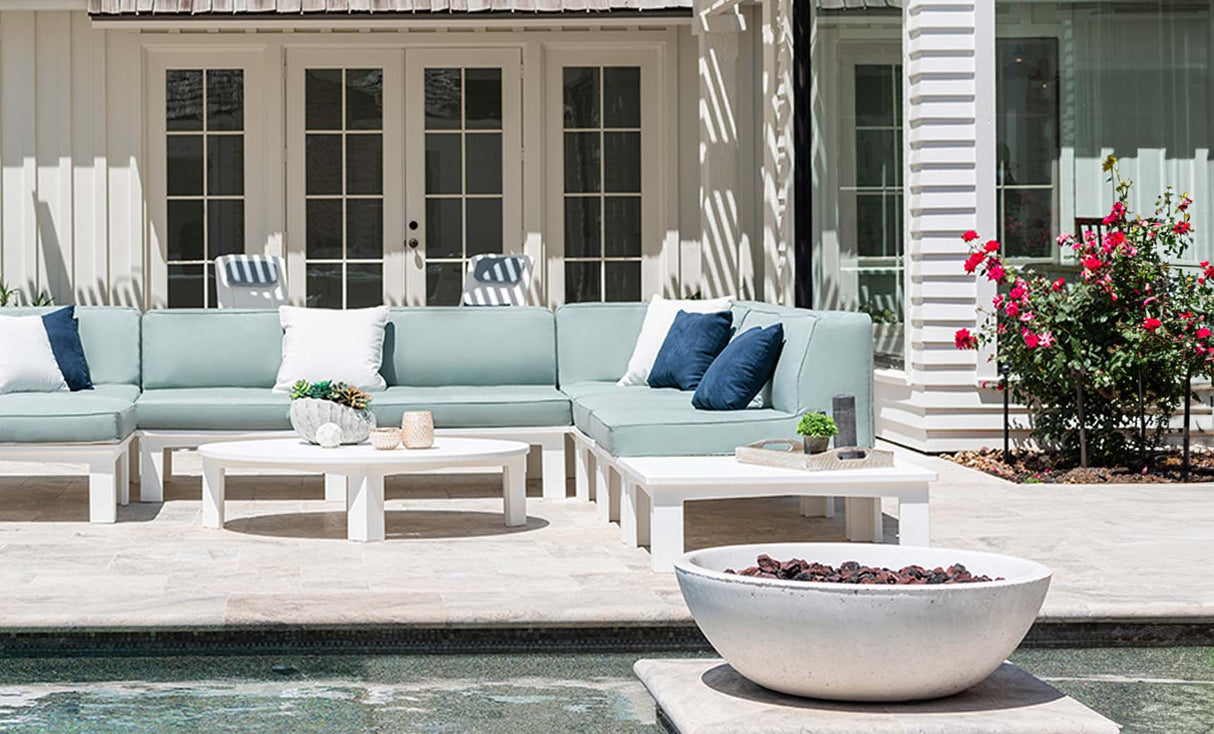 Ledge Lounger Mainstay Sectional Endcap - Full - Grand Alfresco