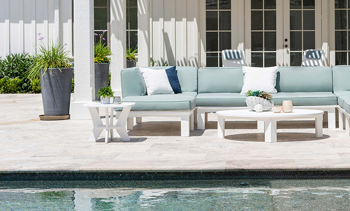 Ledge Lounger Mainstay Sectional Ottoman - Grand Alfresco