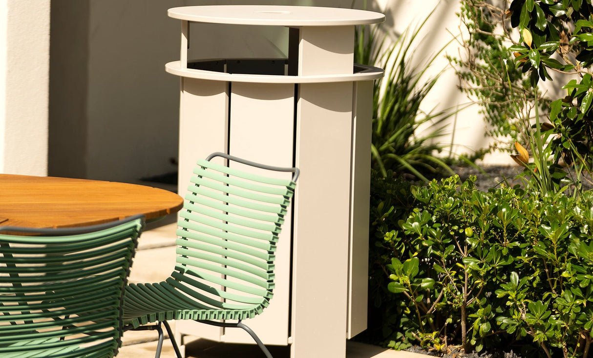 Ledge Lounger Mainstay Square Trash Bin - Grand Alfresco