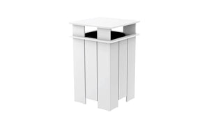 Ledge Lounger Mainstay Square Trash Bin - Grand Alfresco