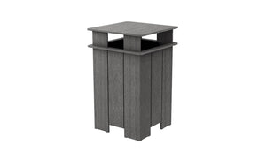 Ledge Lounger Mainstay Square Trash Bin - Grand Alfresco