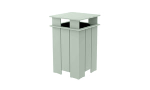 Ledge Lounger Mainstay Square Trash Bin - Grand Alfresco