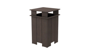 Ledge Lounger Mainstay Square Trash Bin - Grand Alfresco