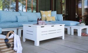 Ledge Lounger Mainstay Storage Coffee Table - Grand Alfresco