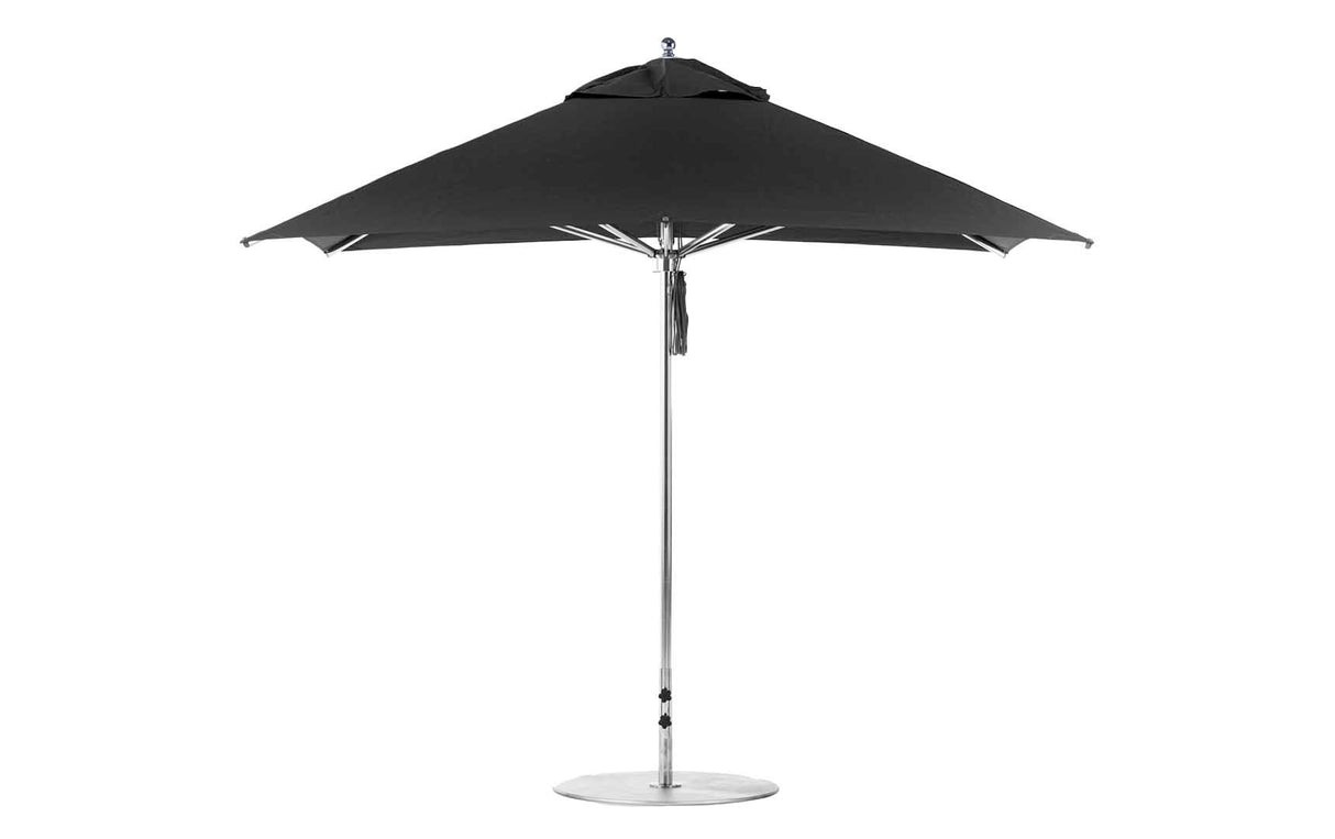 Ledge Lounger Premier Aluminum Umbrella - 10' Square Pulley - Grand Alfresco