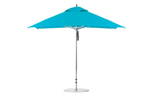 Ledge Lounger Premier Aluminum Umbrella - 10' Square Pulley - Grand Alfresco