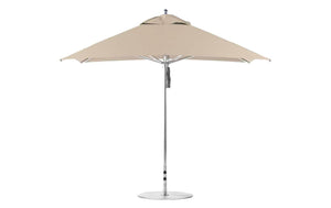 Ledge Lounger Premier Aluminum Umbrella - 10' Square Pulley - Grand Alfresco