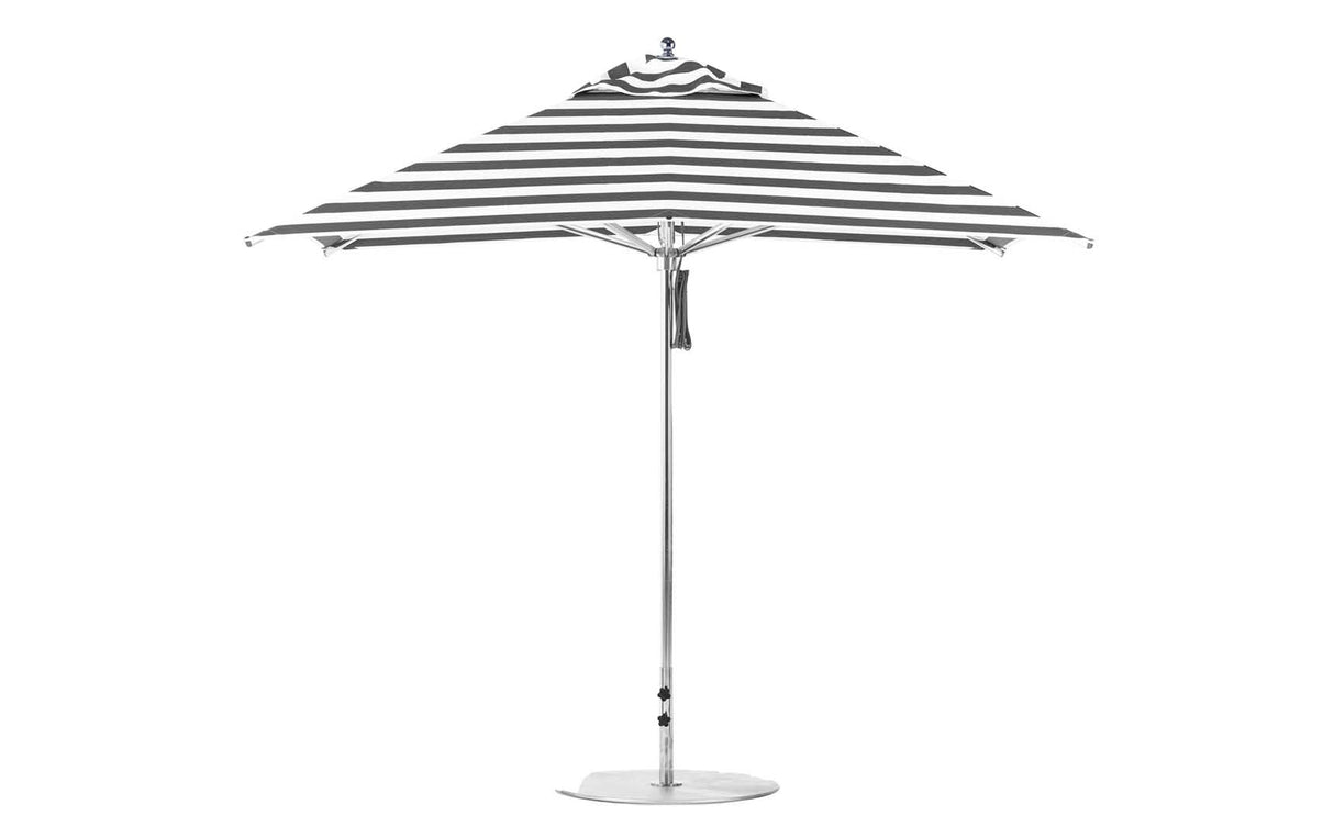 Ledge Lounger Premier Aluminum Umbrella - 10' Square Pulley - Grand Alfresco