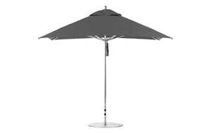 Ledge Lounger Premier Aluminum Umbrella - 10' Square Pulley - Grand Alfresco