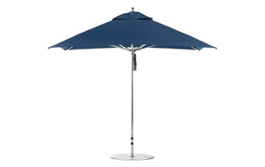 Ledge Lounger Premier Aluminum Umbrella - 10' Square Pulley - Grand Alfresco