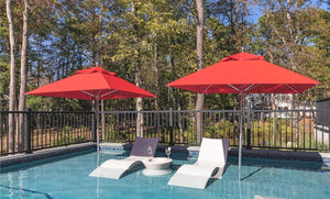 Ledge Lounger Premier Aluminum Umbrella - 13' Octagon Pulley - Grand Alfresco