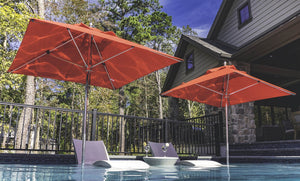 Ledge Lounger Premier Aluminum Umbrella - 13' Octagon Pulley - Grand Alfresco