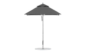 Ledge Lounger Premier Aluminum Umbrella - 6.5' Square Pulley - Grand Alfresco