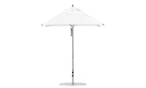 Ledge Lounger Premier Aluminum Umbrella - 6.5' Square Pulley - Grand Alfresco