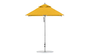 Ledge Lounger Premier Aluminum Umbrella - 6.5' Square Pulley - Grand Alfresco