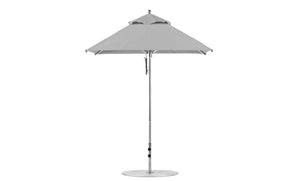 Ledge Lounger Premier Aluminum Umbrella - 6.5' Square Pulley - Grand Alfresco