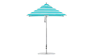 Ledge Lounger Premier Aluminum Umbrella - 6.5' Square Pulley - Grand Alfresco