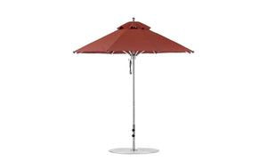 Ledge Lounger Premier Aluminum Umbrella - 7.5' Octagon Pulley - Grand Alfresco