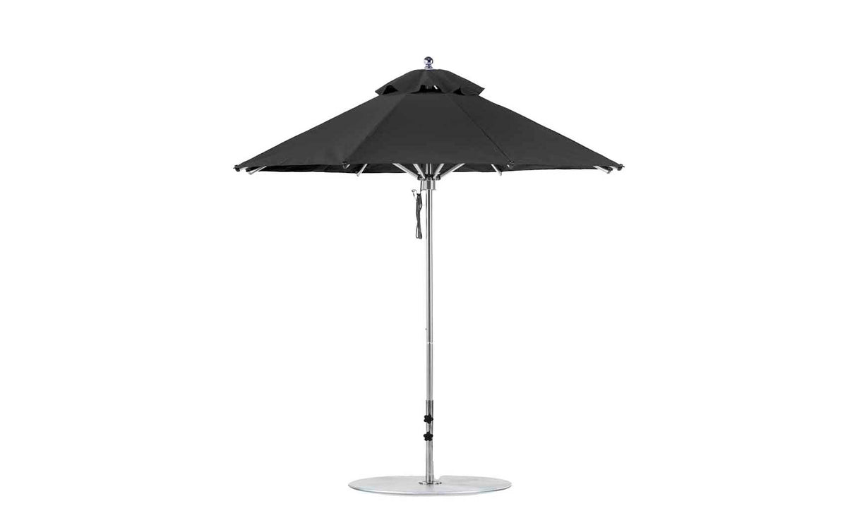 Ledge Lounger Premier Aluminum Umbrella - 7.5' Octagon Pulley - Grand Alfresco