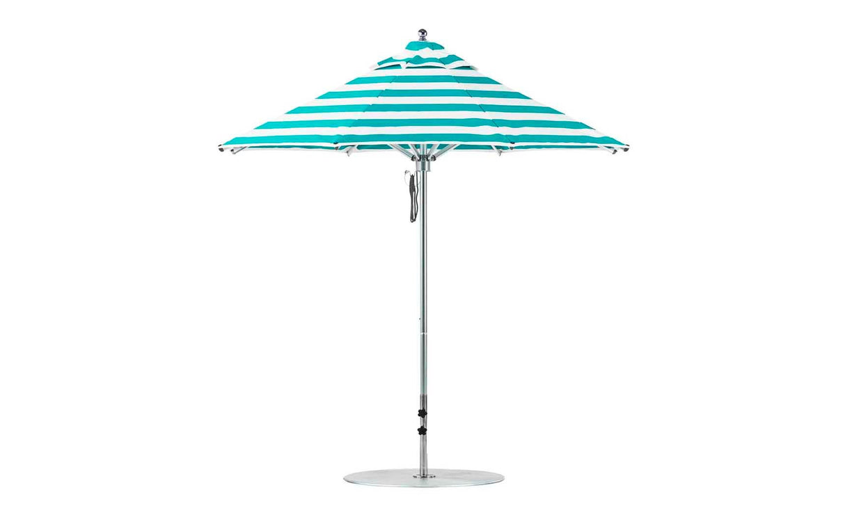 Ledge Lounger Premier Aluminum Umbrella - 7.5' Octagon Pulley - Grand Alfresco