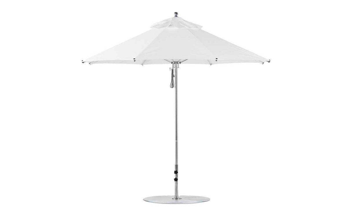 Ledge Lounger Premier Aluminum Umbrella - 7.5' Octagon Pulley - Grand Alfresco