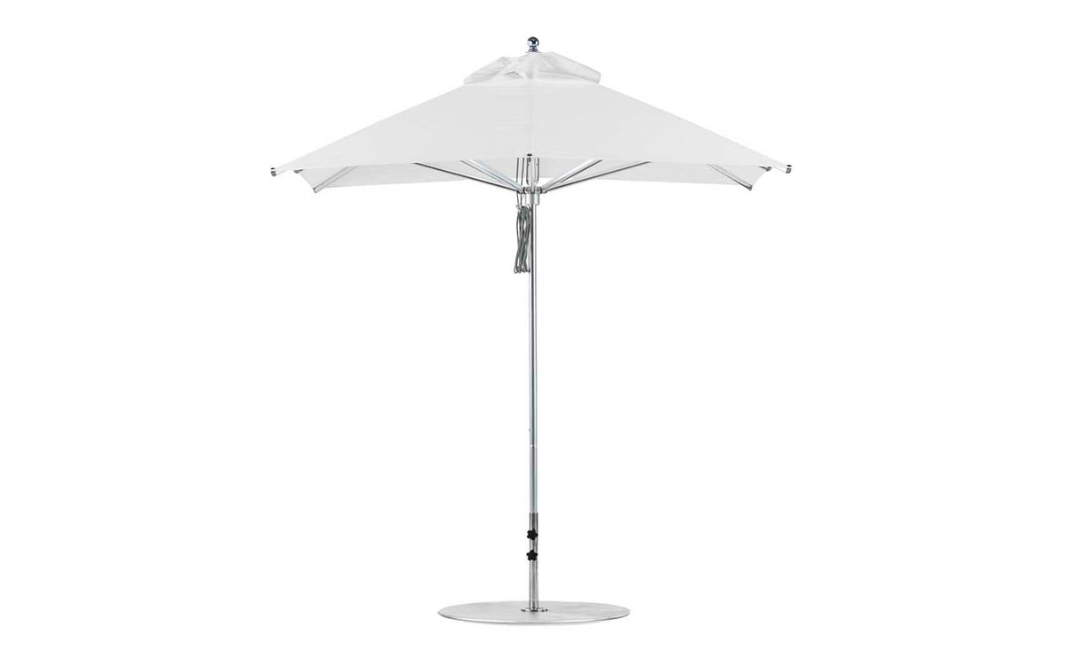 Ledge Lounger Premier Aluminum Umbrella - 7.5' Square Pulley - Grand Alfresco