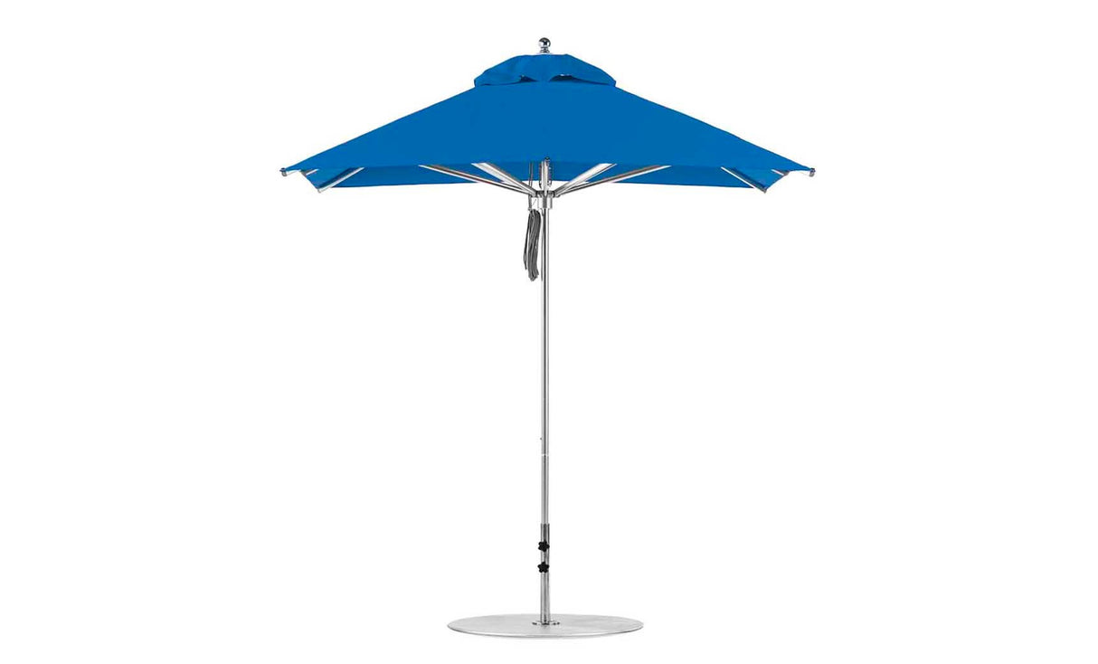 Ledge Lounger Premier Aluminum Umbrella - 7.5' Square Pulley - Grand Alfresco