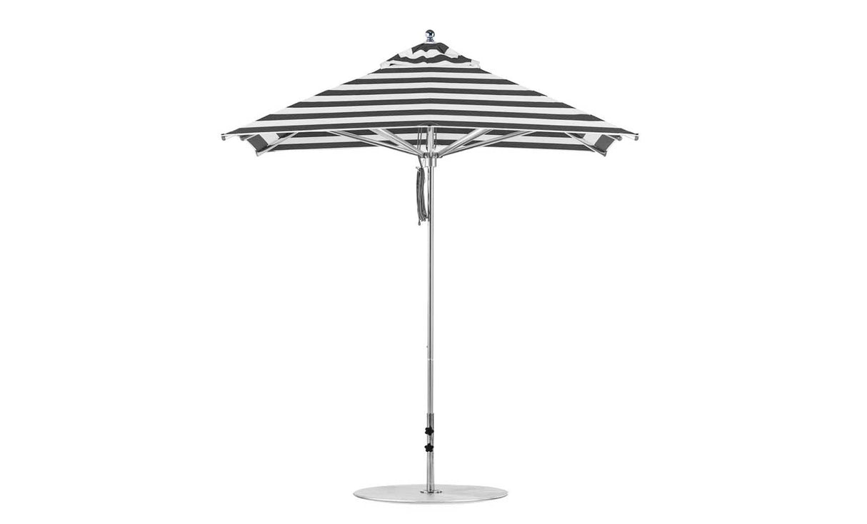 Ledge Lounger Premier Aluminum Umbrella - 7.5' Square Pulley - Grand Alfresco