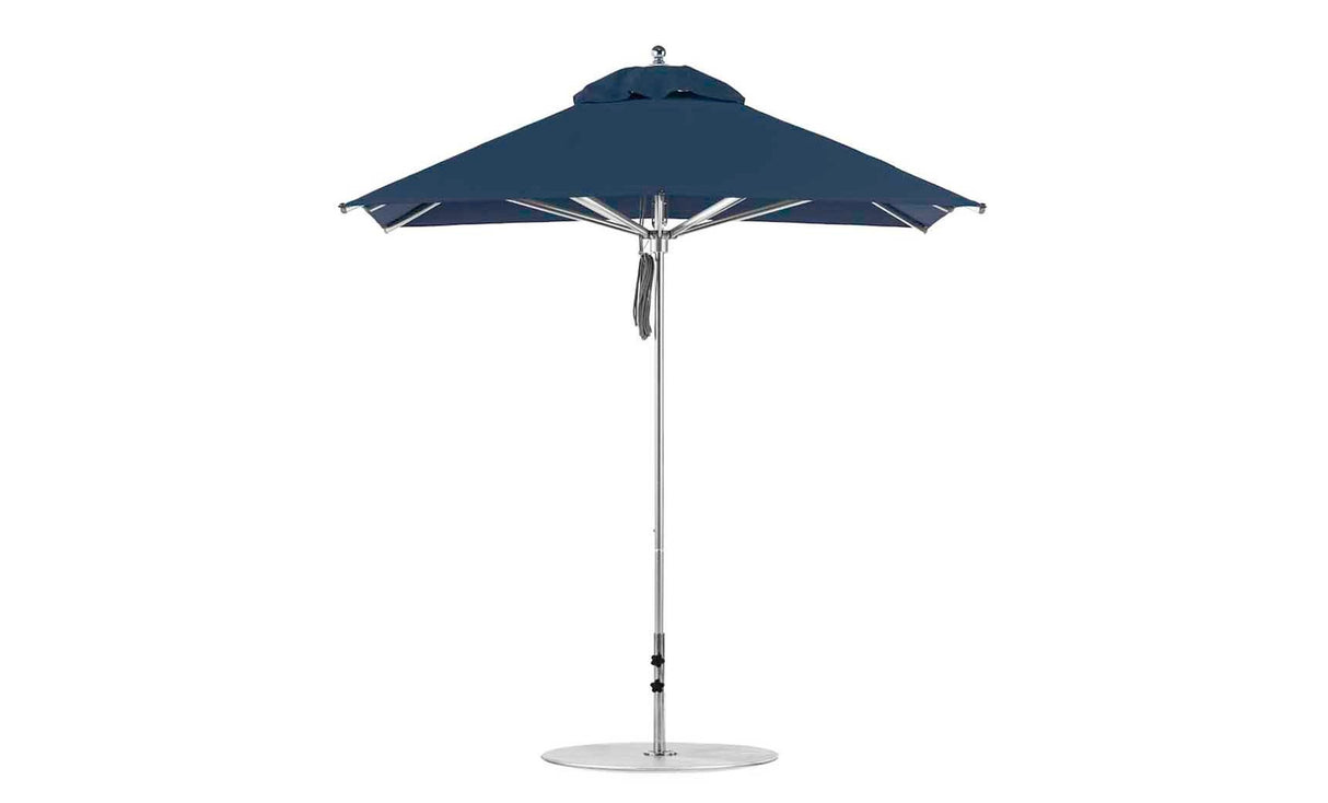 Ledge Lounger Premier Aluminum Umbrella - 7.5' Square Pulley - Grand Alfresco