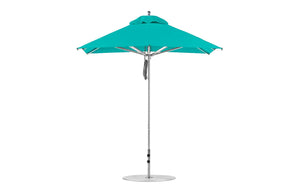 Ledge Lounger Premier Aluminum Umbrella - 7.5' Square Pulley - Grand Alfresco