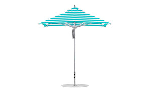 Ledge Lounger Premier Aluminum Umbrella - 7.5' Square Pulley - Grand Alfresco