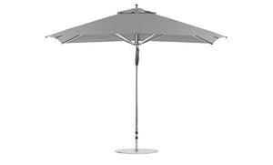 Ledge Lounger Premier Aluminum Umbrella - 8.5' Rectangle Pulley - Grand Alfresco