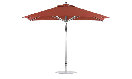 Ledge Lounger Premier Aluminum Umbrella - 8.5' Rectangle Pulley - Grand Alfresco