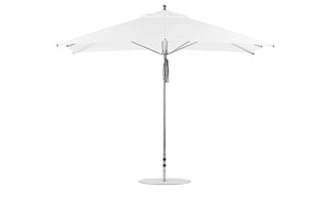 Ledge Lounger Premier Aluminum Umbrella - 8.5' Rectangle Pulley - Grand Alfresco