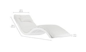 Ledge Lounger Signature Chaise Cushion - Grand Alfresco