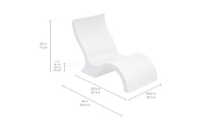 Ledge Lounger Signature Lowback Chair - Grand Alfresco