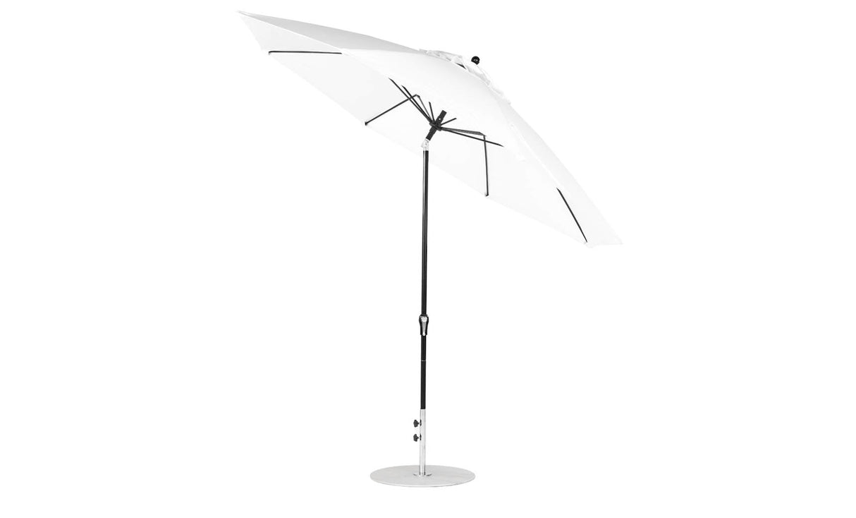 Ledge Loungers Essential Fiberglass Umbrella - 11' Octagon Crank Auto Tilt - Grand Alfresco