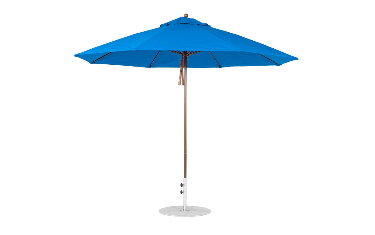 Ledge Loungers Essential Fiberglass Umbrella - 11' Octagon Pulley - Grand Alfresco