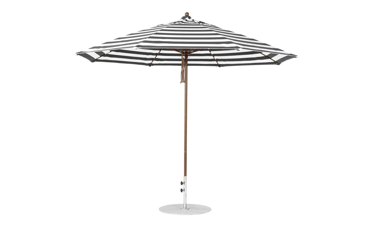 Ledge Loungers Essential Fiberglass Umbrella - 11' Octagon Pulley - Grand Alfresco