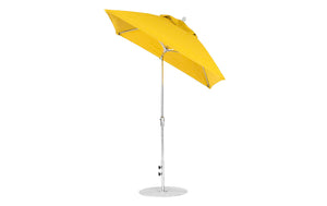 Ledge Loungers Essential Fiberglass Umbrella - 6.5' Square Crank Auto Tilt - Grand Alfresco