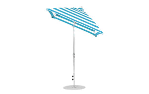 Ledge Loungers Essential Fiberglass Umbrella - 6.5' Square Crank Auto Tilt - Grand Alfresco