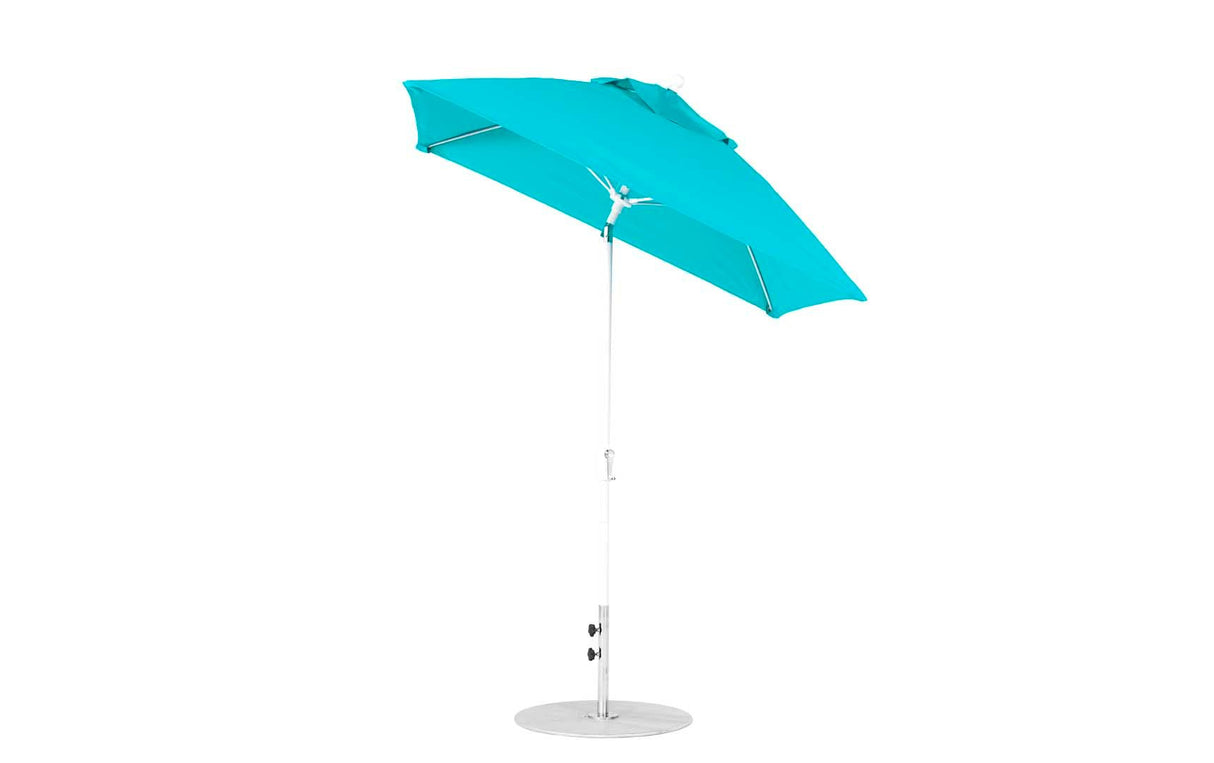 Ledge Loungers Essential Fiberglass Umbrella - 6.5' Square Crank Auto Tilt - Grand Alfresco