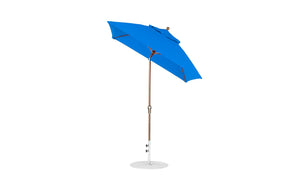 Ledge Loungers Essential Fiberglass Umbrella - 6.5' Square Crank Auto Tilt - Grand Alfresco