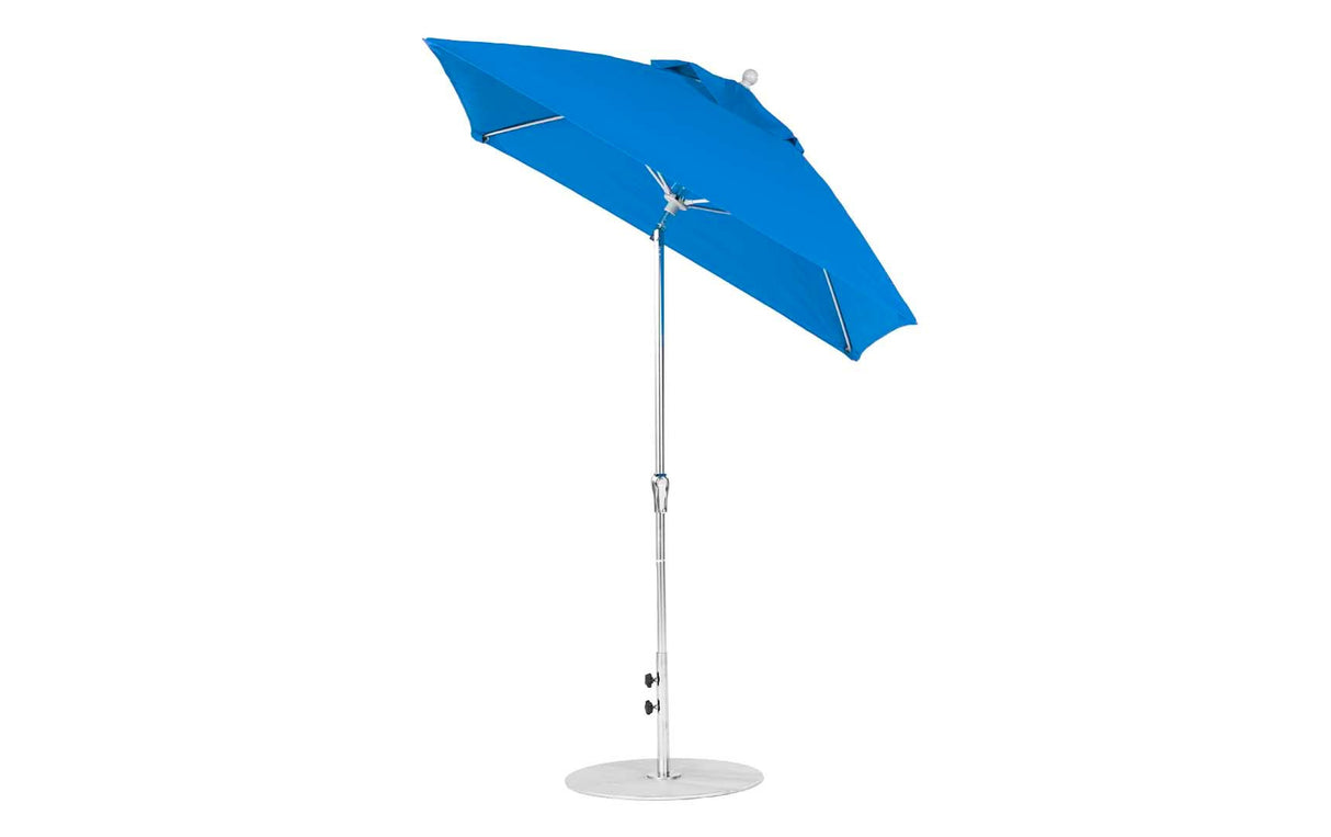 Ledge Loungers Essential Fiberglass Umbrella - 6.5' Square Crank Auto Tilt - Grand Alfresco